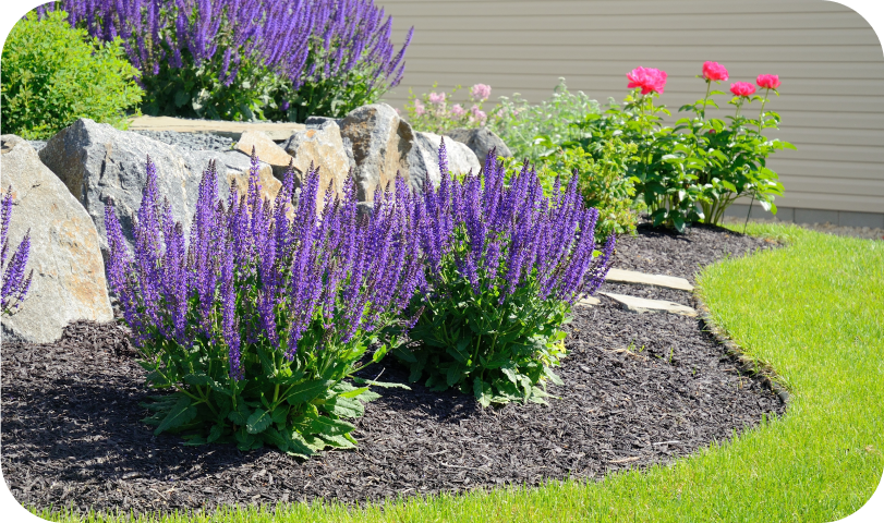 Mulch, Stone, and Hardscaping